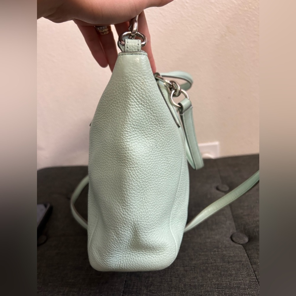 Coach Mint Green Leather Handbag
KELSEY SATCHEL IN PEBBLE LEATHER - Picture 7 of 10